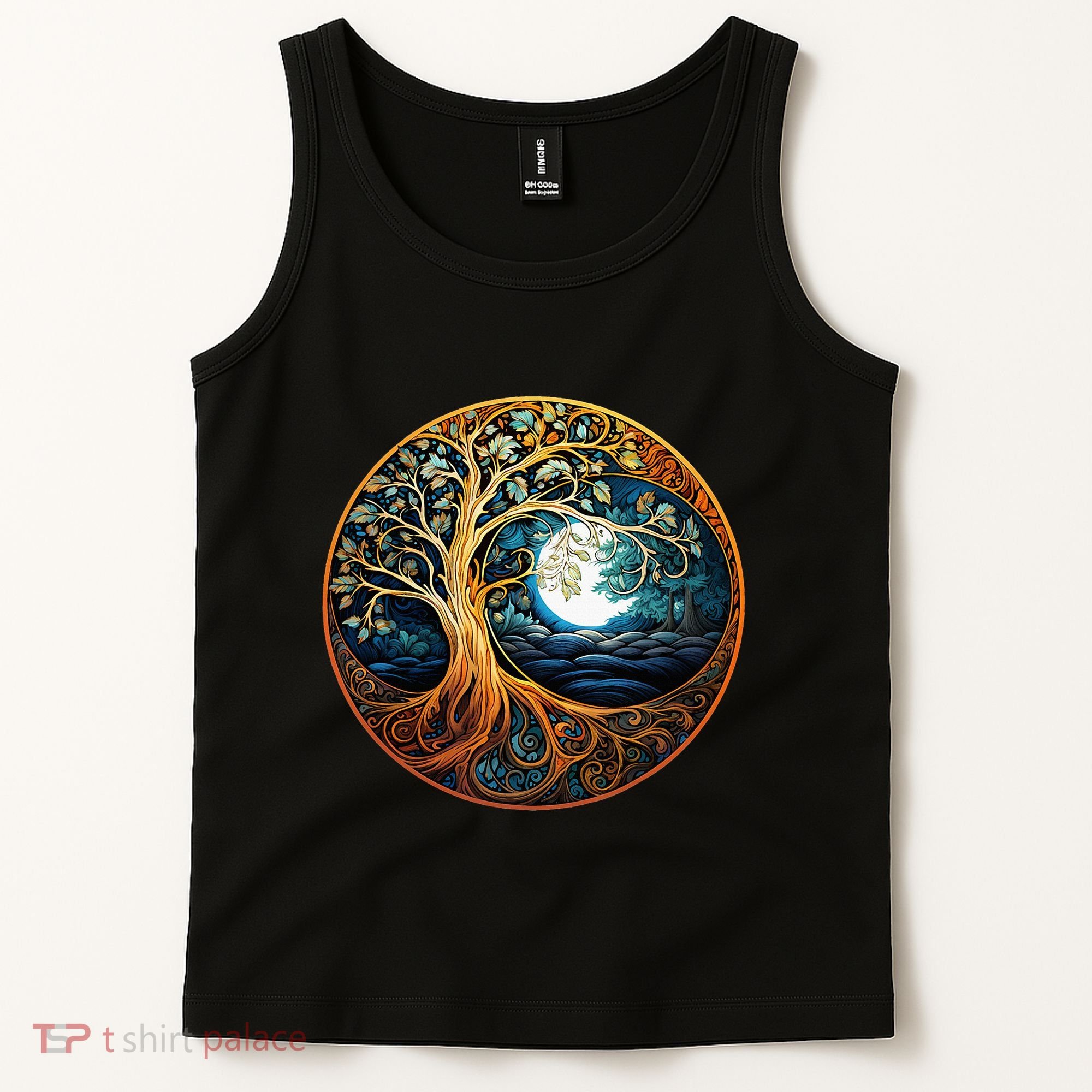Yin Yang Tree Of Life Tank Top