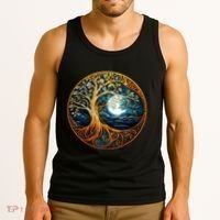 Yin Yang Tree Of Life Tank Top thumb 3