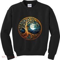 Yin Yang Tree Of Life Kids Sweatshirt thumb 0