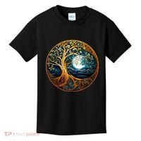 Yin Yang Tree Of Life Kids T-Shirt thumb 0