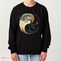 Yin Yang Tree Of Life Moon Sun Duality Women's Sweatshirt thumb 0