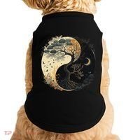 Yin Yang Tree Of Life Moon Sun Duality Doggie Tank thumb 0