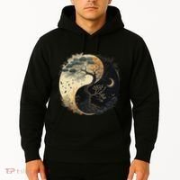 Yin Yang Tree Of Life Moon Sun Duality Hoodie thumb 2