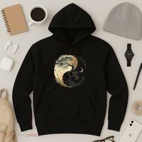 Yin Yang Tree Of Life Moon Sun Duality Hoodie thumb 3
