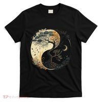 Yin Yang Tree Of Life Moon Sun Duality T-Shirt thumb 0