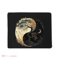 Yin Yang Tree Of Life Moon Sun Duality Mousepad thumb 0