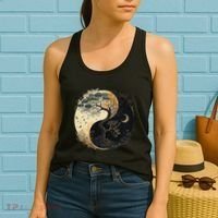 Yin Yang Tree Of Life Moon Sun Duality Women's Tank Top thumb 2