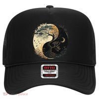 Yin Yang Tree Of Life Moon Sun Duality Hat thumb 0