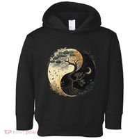 Yin Yang Tree Of Life Moon Sun Duality Toddler Hoodie thumb 0