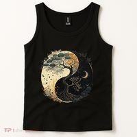 Yin Yang Tree Of Life Moon Sun Duality Tank Top thumb 2