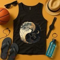Yin Yang Tree Of Life Moon Sun Duality Tank Top thumb 4