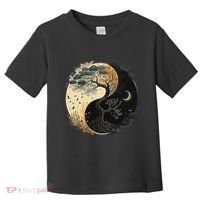 Yin Yang Tree Of Life Moon Sun Duality Toddler T-Shirt thumb 0