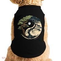 Yin Yang Tree Of Life On Buddhist Bonsai Tree Doggie Tank thumb 0