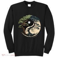 Yin Yang Tree Of Life On Buddhist Bonsai Tree Sweatshirt thumb 0