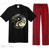 Yin Yang Tree Of Life On Buddhist Bonsai Tree Pajama Set thumb 0