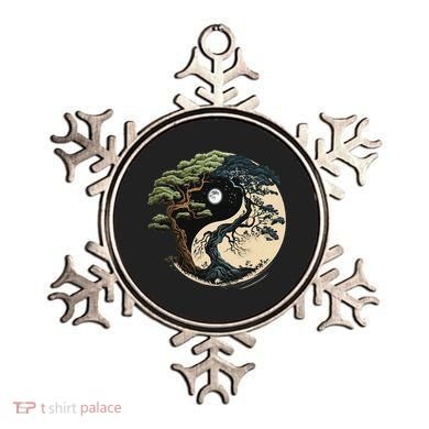 Yin Yang Tree Of Life On Buddhist Bonsai Tree Ornament