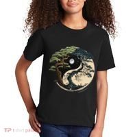 Yin Yang Tree Of Life On Buddhist Bonsai Tree Kids T-Shirt thumb 2
