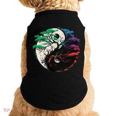 Yin Yang Tree Of Life Doggie Tank
