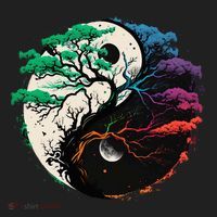 Yin Yang Tree Of Life Beanie thumb 2
