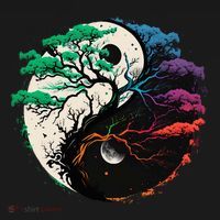 Yin Yang Tree Of Life Ornament thumb 1