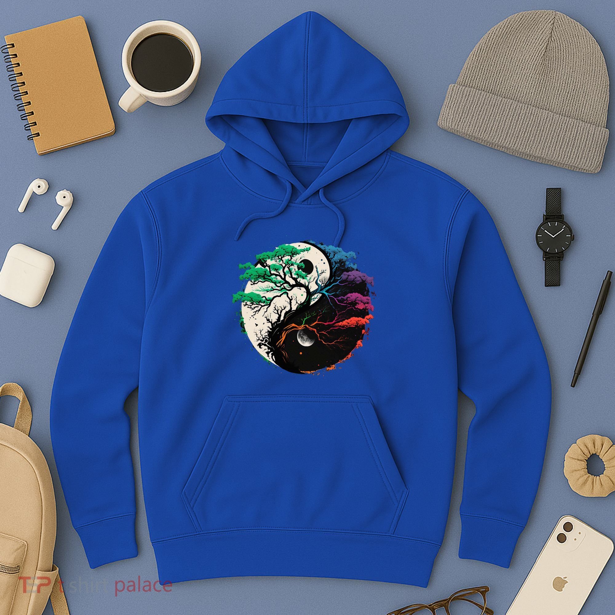 Yin Yang Tree Of Life Hoodie