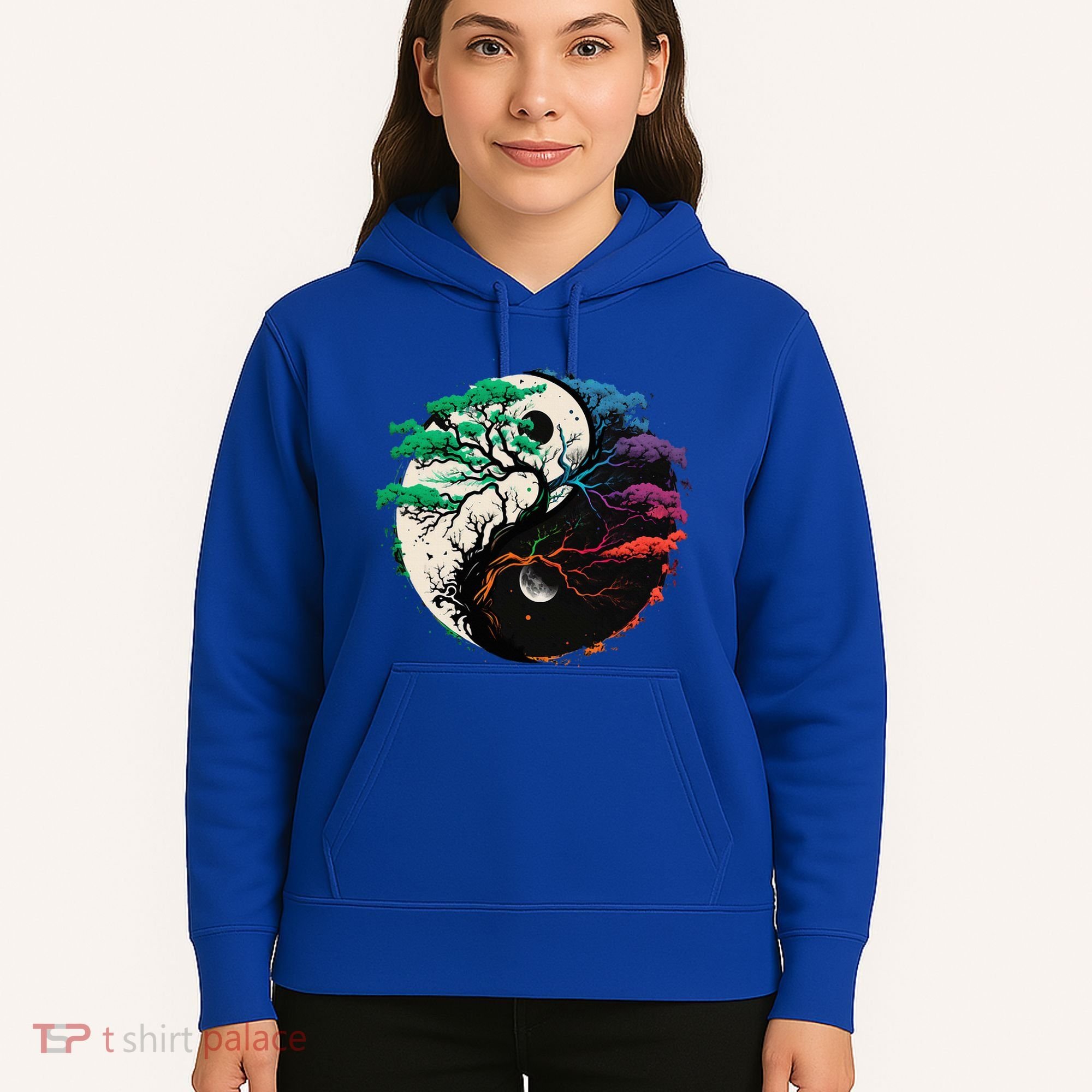 Yin Yang Tree Of Life Hoodie