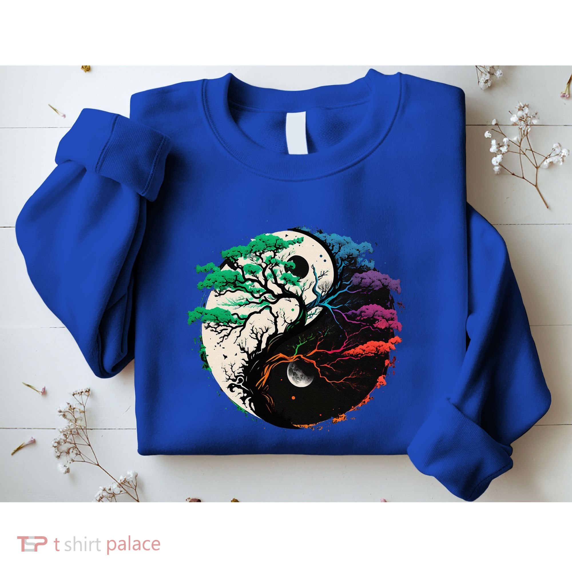 Yin Yang Tree Of Life Sweatshirt