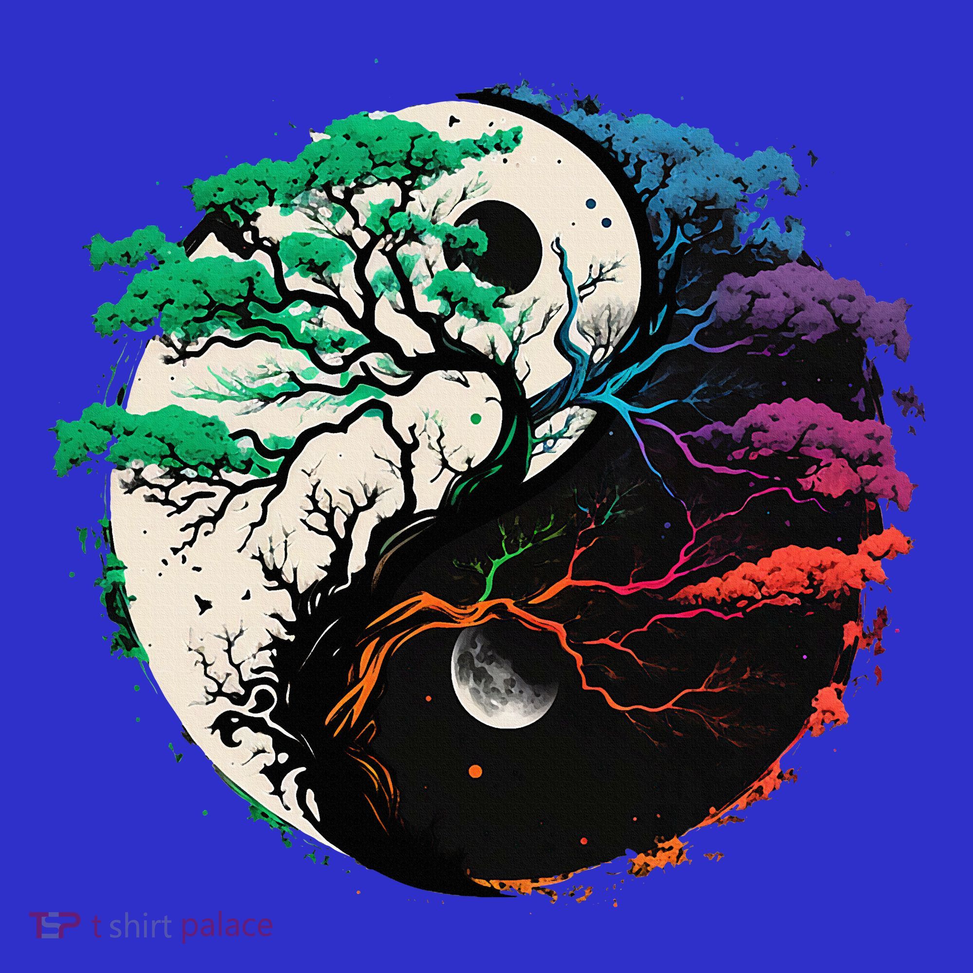 Yin Yang Tree Of Life Coaster