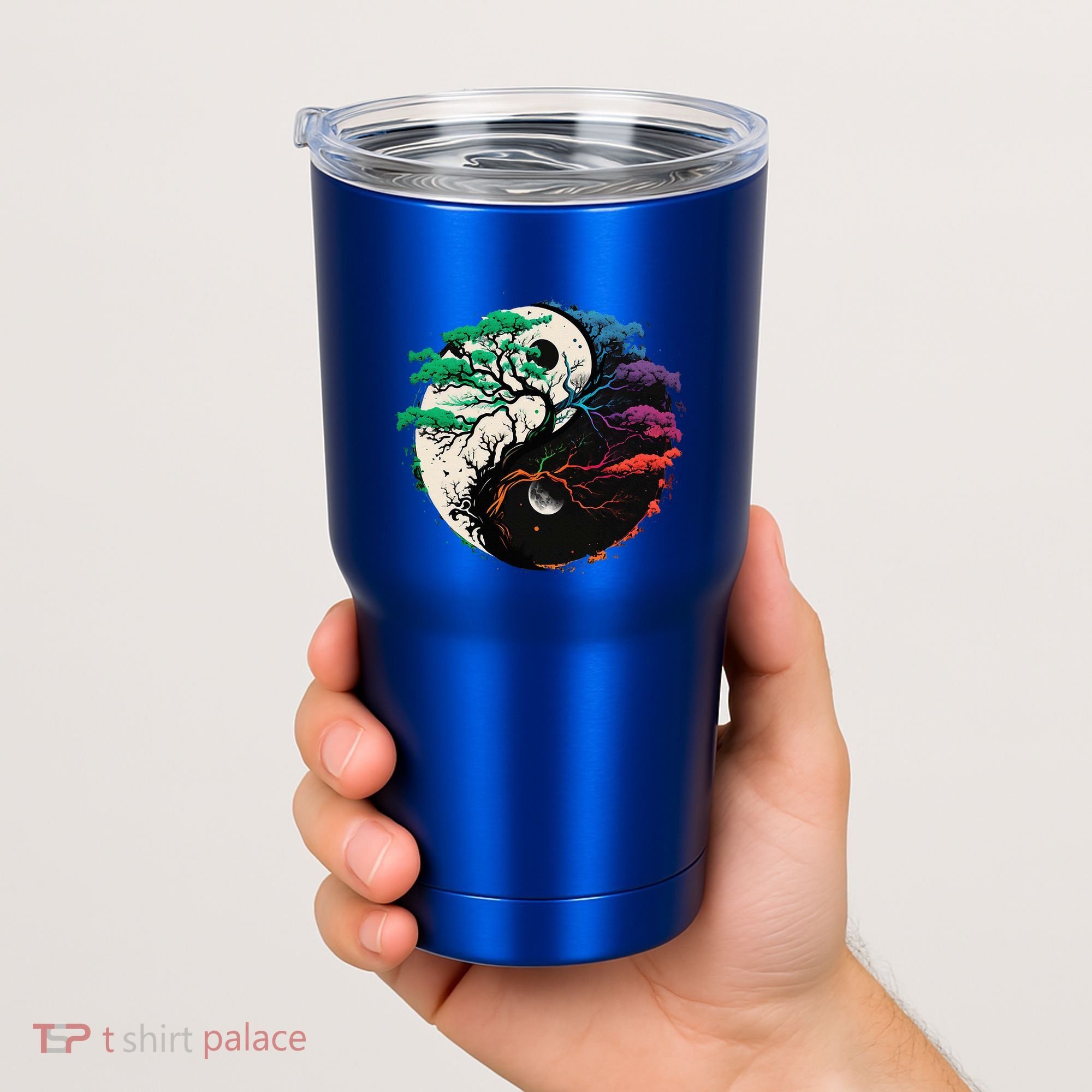 Yin Yang Tree Of Life Tumbler