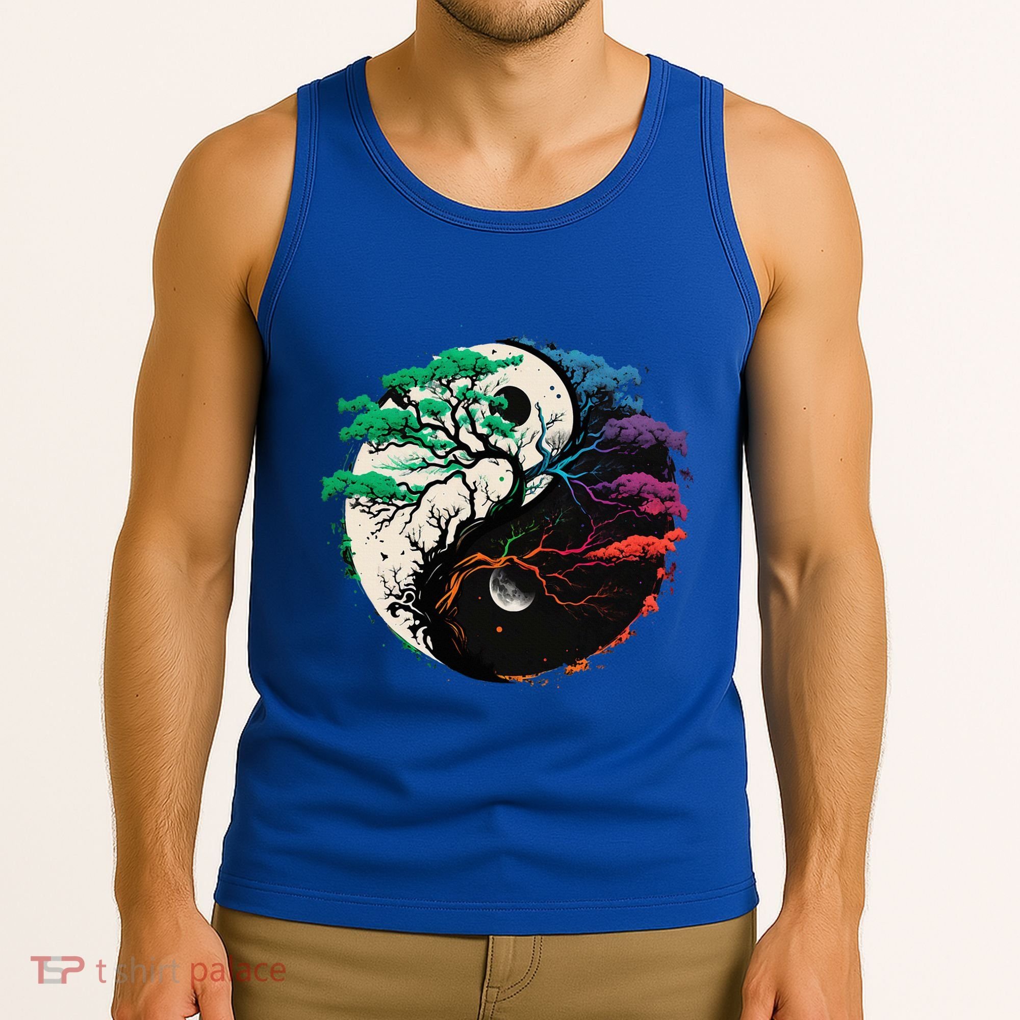 Yin Yang Tree Of Life Tank Top