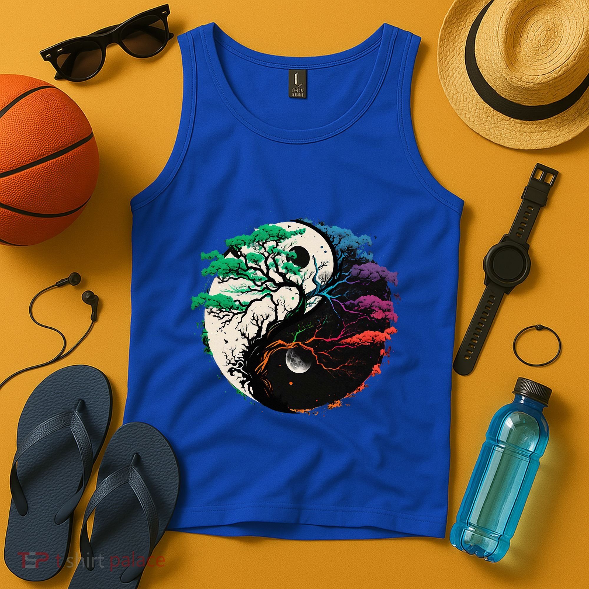Yin Yang Tree Of Life Tank Top