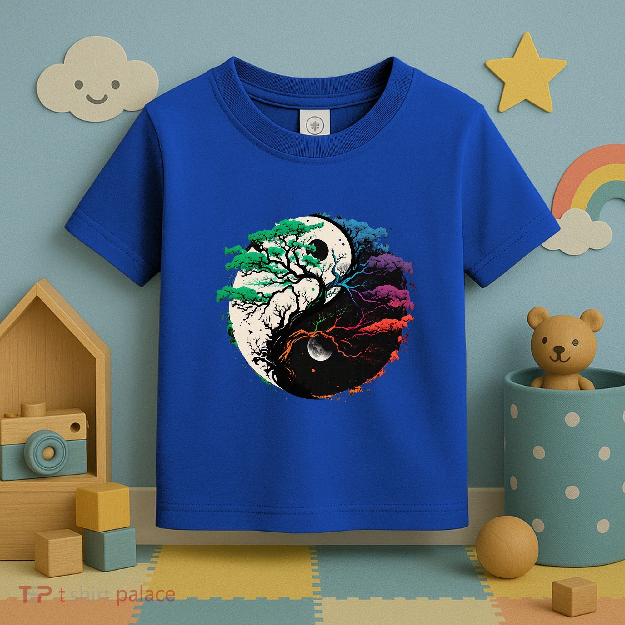 Yin Yang Tree Of Life Toddler T-Shirt