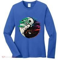 Yin Yang Tree Of Life Women's Long Sleeve Shirt thumb 0