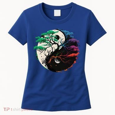 Yin Yang Tree Of Life Women's T-Shirt