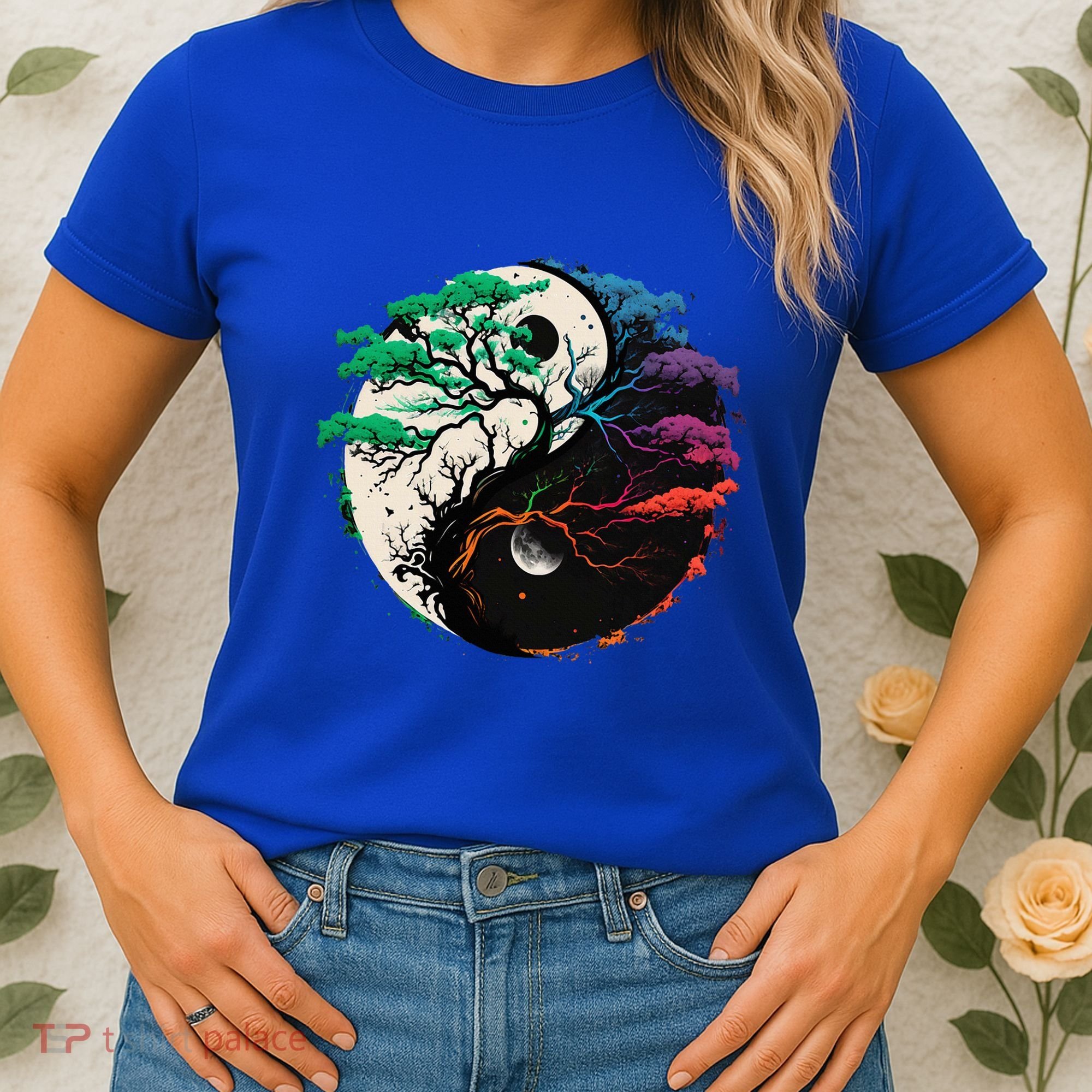 Yin Yang Tree Of Life Women's T-Shirt