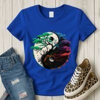 Yin Yang Tree Of Life Women's T-Shirt thumb 3