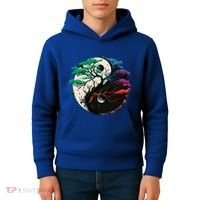 Yin Yang Tree Of Life Kids Hoodie thumb 4