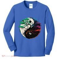 Yin Yang Tree Of Life Kids Long Sleeve Shirt thumb 0