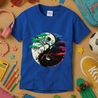 Yin Yang Tree Of Life Kids T-Shirt thumb 3