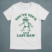 YouVe YeeD Your Last Haw Cowboy Frog T-Shirt thumb 5
