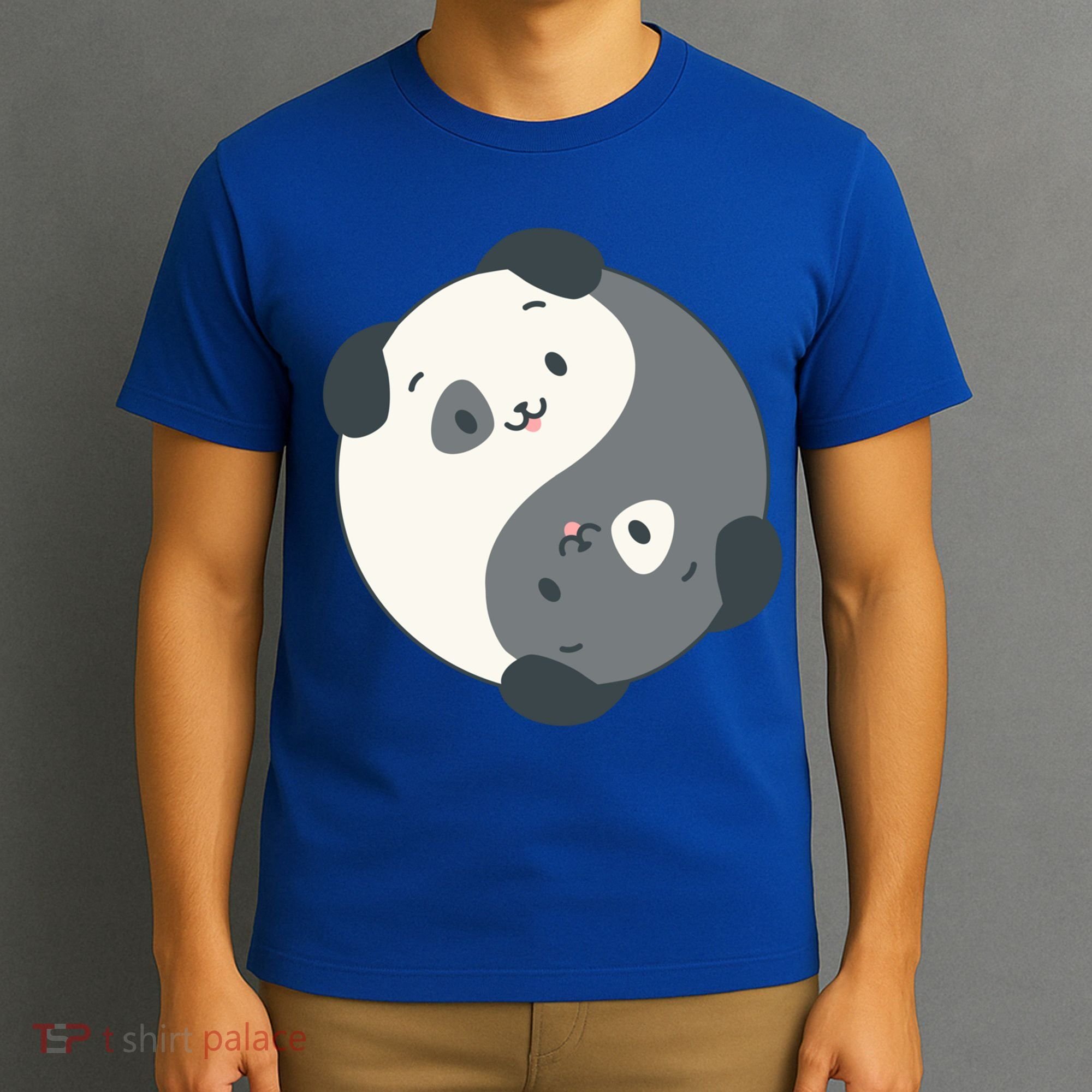 Yin Yang Yoga Zen Cute Dogs For Yoga Lover Gift T-Shirt