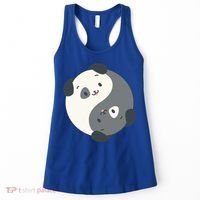Yin Yang Yoga Zen Cute Dogs For Yoga Lover Gift Women's Tank Top thumb 0