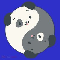 Yin Yang Yoga Zen Cute Dogs For Yoga Lover Gift Women's Tank Top thumb 5