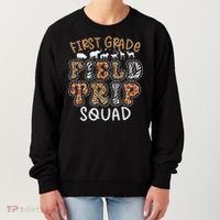 Zoo 1st First Grade Field Trip Squad Crew Teacher Student Women's Sweatshirt thumb 0