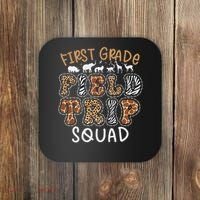 Zoo 1st First Grade Field Trip Squad Crew Teacher Student Coaster thumb 0