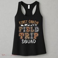 Zoo 1st First Grade Field Trip Squad Crew Teacher Student Women's Tank Top thumb 3