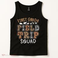 Zoo 1st First Grade Field Trip Squad Crew Teacher Student Tank Top thumb 2