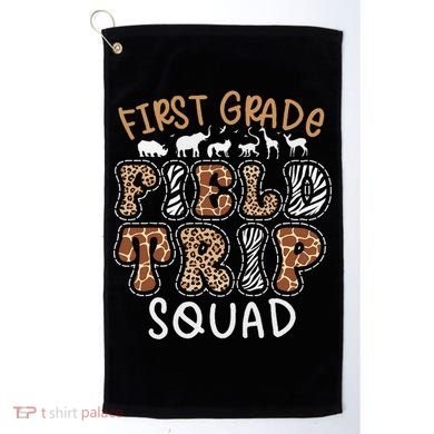 Zoo 1st First Grade Field Trip Squad Crew Teacher Student Golf Towel