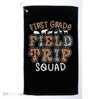 Zoo 1st First Grade Field Trip Squad Crew Teacher Student Golf Towel thumb 0