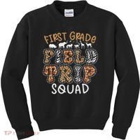 Zoo 1st First Grade Field Trip Squad Crew Teacher Student Kids Sweatshirt thumb 0